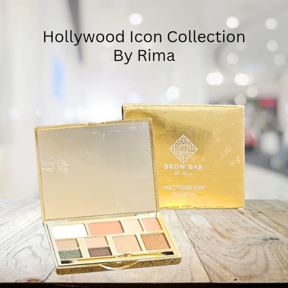 Brow Bar by Rima Hollywood Icon Collection “Drama Queen” Palette Gold Eyeshadow